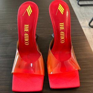 NEW The Attico Cheope degrade 105mm mules shoes women high heels